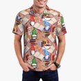 thumbnail image 1 of Balery Gnomes Books Tea Cups Camisa Polo de Hombre con Estampado, de Manga Corta y Tejido Medio, Camisa Tipo Golf Polo-4X-Large, 1 of 6