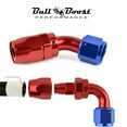 thumbnail image 2 of 10 AN 90 Degree Billet Swivel Seal Braided Steel Hose End Fitting Oil/Fuel/Water, 2 of 2