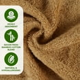 thumbnail image 4 of BNM Rayon from Bamboo Cotton Blend 3 Piece Bathroom Towel Set, Gold, 4 of 13