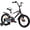 Blue, variant on ACEGER Simon 16 Inch Boys Bike with Training Wheels for Ages 5-8, Green