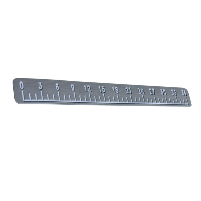 Boat Deck Fishing Ruler 39 inch High Density Fishing Measurement Sticker  Tool Waterproof Easy to Clean for Fishing Yachts Accessories light gray  white