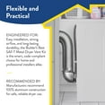 thumbnail image 5 of Builder's Best SAF-T Metal Single Elbow Dryer Vent Duct Kit, 4" Diameter, 8-Feet, 5 of 12