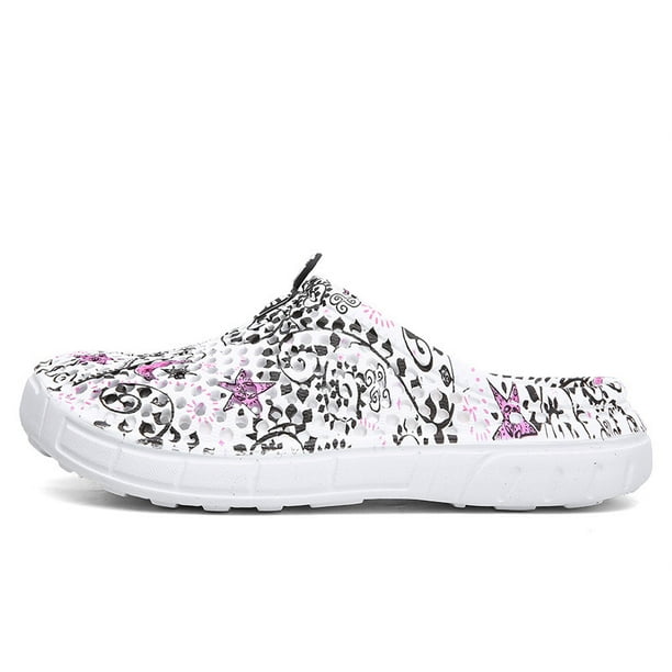 Daeful Clogs for Women Extra Wide Classic Garden Clog SlipOn Mules