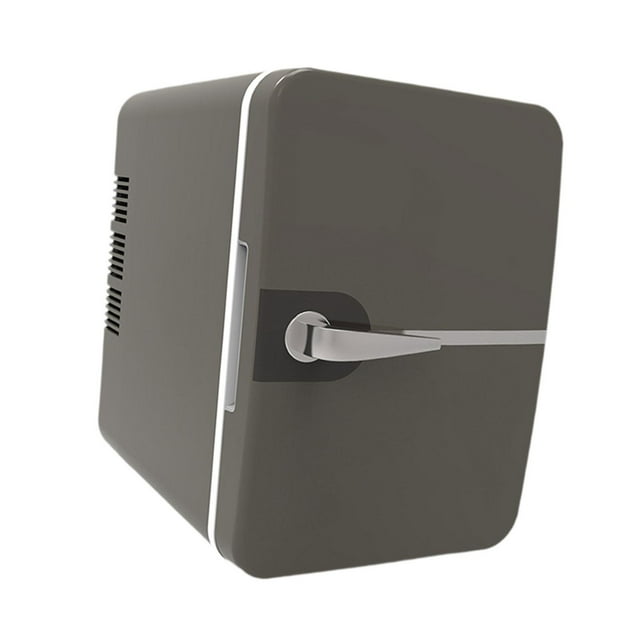 Mini refrigerador de 6L, fuente de alimentación USB, yogur, compacto, regalos del Día de San Valentín, refrigeradores de bebidas independientes para Gris