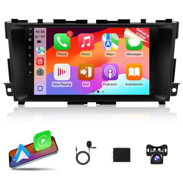Actualización de radio de coche Naifay Android 12 para Nissan Altima 2013-2018