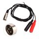 thumbnail image 3 of Xlr macho un cable femenino dual de 6.35 mm, cable de conexión de audio respetuoso con el medio ambiente reduzca la pérdida de señal para los reproductores de dvd, 3 of 7