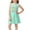 Green, variant on Cheytotty Girls Printed Dress, Sleeveless Round Neck, Summer Casual Style Pink 7 Years