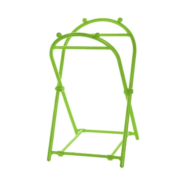 Trash Bag Holder Stand Bathroom Garage Lightweight Garbage Bag Holder Frame Green