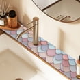 thumbnail image 2 of Yayeee Faucet Mat for Kitchen Sink 30" Diatomite Long Splash Guard Pad, Art Pattern, 2 of 7