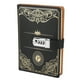 thumbnail image 3 of Cuaderno A5 con cerradura de combinación, negro, dorado, Retro, 300 páginas, cuaderno de papel con rayas suavizadas para la escuela, oficina y viajes, 3 of 5