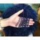 thumbnail image 2 of (Azul oscuro) Peluca rizada de mujer negra de 14", pelo negro corto, pelo extraño, peluca sintética resistente al calor, 2 of 5
