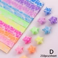 thumbnail image 6 of lianhanyi Strips Folding Origami Paper Luminous Lucky Wish Dark in The Glow Star, 6 of 7