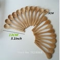 thumbnail image 2 of 10Pcs Small Wooden Soup Spoons Household Handmade Wooden Serving Spoons, 2 of 2