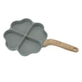 thumbnail image 3 of Egg Frying Skillet Pan, Nonstick Uniform Heating Less Smoke Egg Pan With Handle For Kitchen Green, 3 of 8