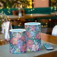 thumbnail image 3 of Yayeee Flameless Candles with Remote Flickering Battery Operated Multi Color Changing, Serene Floral Pattern, 3 of 7