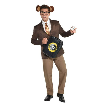 Monkey Business Mens Adult Funny Sales Man Costume Accessory Set