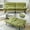 Light Green, variant on Modern Linen Velvet Convertible Folding Futon Couch Sofa Bed Adjustable Pillow Top Arm Memory Foam Couch Double Loveseat Sofa for Compact Living Space