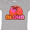 thumbnail image 4 of Inktastic Pink Aloha Palm Girls Baby Bodysuit, 4 of 5