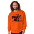 thumbnail image 3 of This is What Awesome Dads Look Like Men's Crewneck Sweatshirt Brisco Brands M, 3 of 6