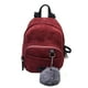 thumbnail image 1 of Portable Cute Corduroy Backpack Red Retro Casual Corduroy Bookbag for Women Girls, 1 of 1