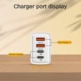 thumbnail image 4 of DEBGFS 2 in 1 Charger  120w Fast Charger Module with 2 Type-C/2 USB Ports and Cable  All in 1 Charging Adapter Wall Plug for Phone  Laptops  Tablet,white,freesize, 4 of 5