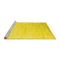 thumbnail image 2 of Ahgly Company Machine Washable Indoor Rectangle Abstract Yellow Contemporary Area Rugs, 3' x 5', 2 of 4