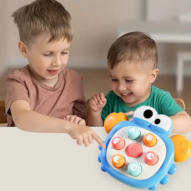 Interactive Crab Themed Toy For Kids Interest Hand Coordination Training With Colorful Buttons For Sensory Stimulation And Stress Relief