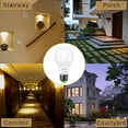 thumbnail image 3 of LUXON Motion Sensor Light Bulb,9W Smart Bulb Radar Dusk to Dawn LED Light Bulbs,E26 Base Indoor Sensor Night Lights Soft White 2700K Outdoor Motion Sensor Bulb Auto On/Off 2 Pack, 3 of 6