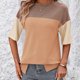 thumbnail image 4 of Fiudx Tops para Mujer Camisetas Holgadas de Manga Corta Coloridas con Cuello Redondo Nuevas de Verano para Mujer, 4 of 6