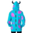 thumbnail image 2 of Disney Adult Unisex Monsters Inc. Sulley Character Costume Sweatshirt Zip Hoodie, 2 of 6