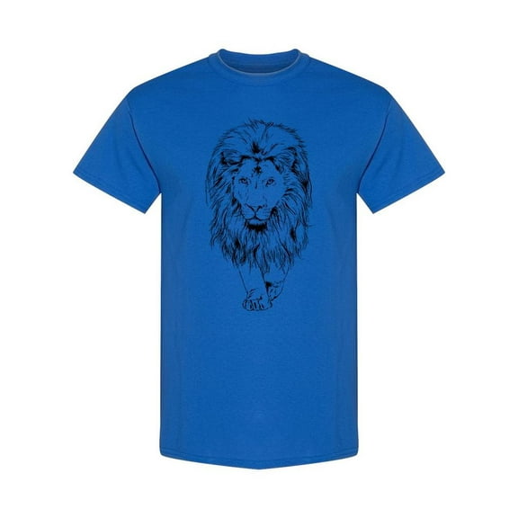 Lion Predator T-Shirt Men -Image by Shutterstock, Male Small