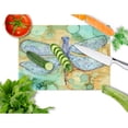 thumbnail image 2 of Caroline's Treasures Abstract Dragonfly Glass Cutting Board Large, 2 of 2