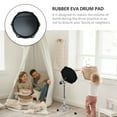 thumbnail image 3 of MasteelfCA Premium Dumb Drum Practice Mat Practical Rubber EVA Drum Set Practice Pad, 3 of 8