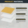 thumbnail image 5 of 100 Pcs 3 Inch Sanding Disc 40/60/80/120/180/240/320/400/600/800 Grit Hook and Loop Sandpaper Random Orbital Sander Pads for Woodworking Automotive Metal Polishing, Yellow, 5 of 6