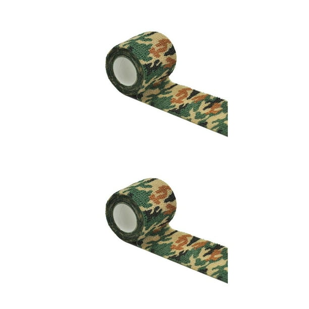Yuarrent Vendaje autoadhesivo de envoltura elástica Cinta de fitness tipo 4 2,5 cm x 4,5 m tipo 4 2.5 cm x 4.5 m 2Conjunto