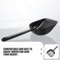 thumbnail image 3 of UPOUART 2Ud Handheld Cat Litter Scooper Negro Con De Malla Para Recolectar Arena Fácil, 3 of 5