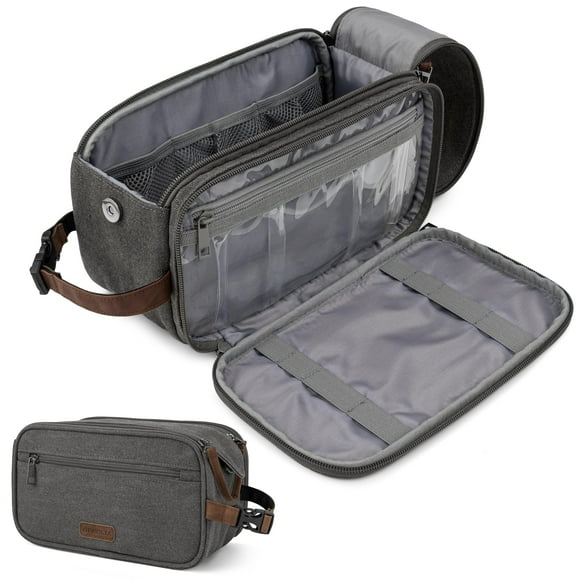 Neceser PAVILIA Canvas Travel Dopp Kit resistente al agua