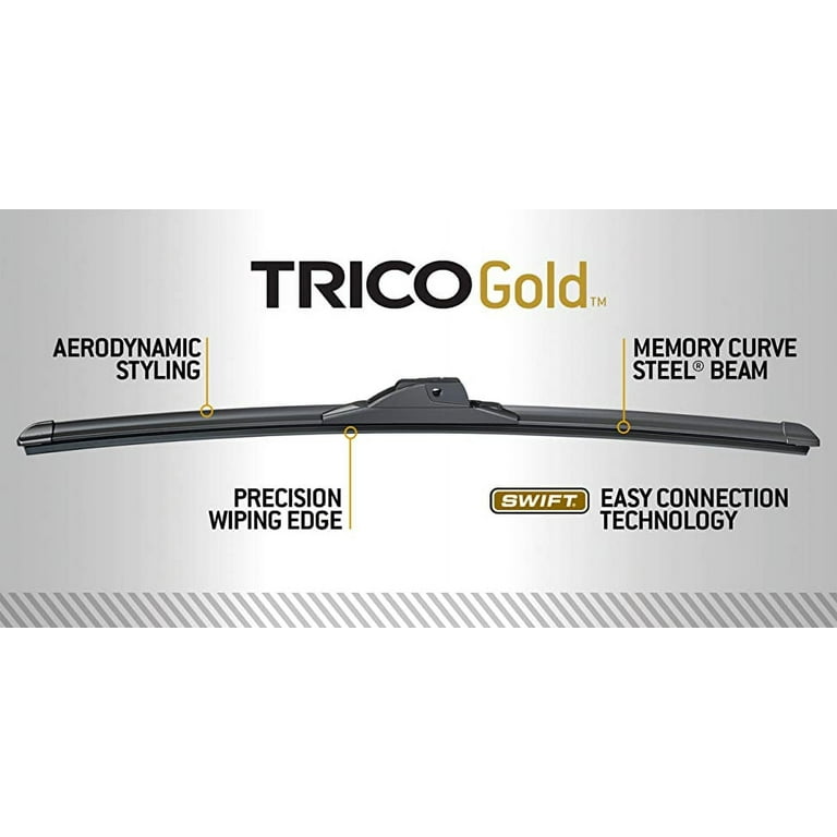TRICO Gold 2 Pack All Weather Automotive Replacement Wiper