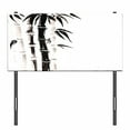 thumbnail image 3 of Bamboo Print Headboard, Bamboo Pattern in Traditional Chinese Watercolor Painting Style Art, Upholstered Decorative Metal Bed Headboard with Memory Foam, Twin Size, Black Cream, by Ambesonne, 3 of 4