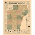 thumbnail image 2 of Hixon 15x18 White Modern Wood Framed Museum Art Print Titled - Manitowoc County Wisconsin - Hixon 1902, 2 of 4