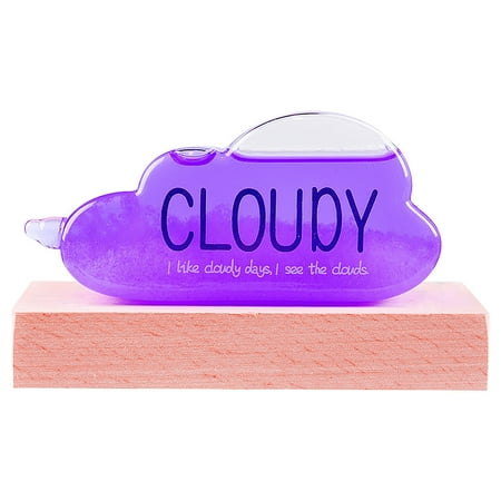 

Weather Items Bottle Colorful Desktop Transparent Crystal Glass Gift 150ML Storage Bottle Purple