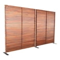 thumbnail image 2 of Moe's Home Collection Damani Contemporary Wood Screen in Brown, 2 of 4