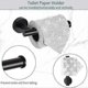 thumbnail image 5 of Towel And Toilet Roll Holder Set, 3 Pieces Wall Mounted Bathroom Accessory, 5 of 5