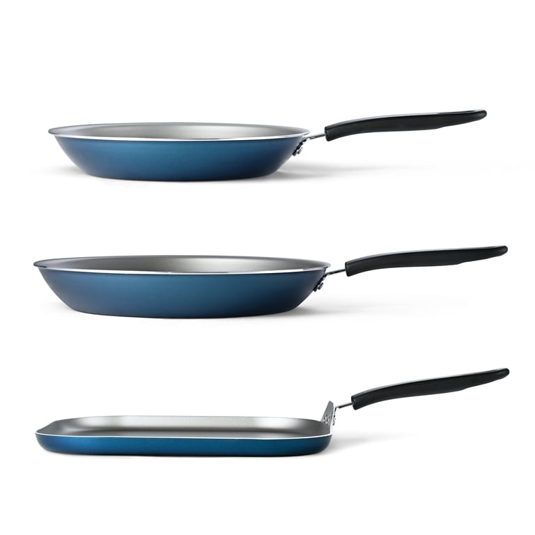 3-Piece Nonstick Sauté Pan and Griddle Set photo 2