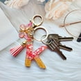 thumbnail image 3 of TRAHOO-Alphabet Initial Letter Keychains for Women Girls Tassel Butterfly Cute Keychain for Backpack School Bag, 3 of 4