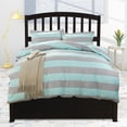 thumbnail image 3 of Twin Size Trundle Bed Frame, Wood Platform Bed for Boys Girls, Modern Twin Bed Frame with Wood Slat Support, Heavy Duty Mattress Foundation, Easy Assembly, 3 of 10