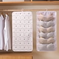 thumbnail image 5 of TUOBARR Non-woven Double-sided Storage Bag Washable Wardrobe Multi-pocket Bra Hanging Bag Door Rear Socks Storage Bag, 5 of 5