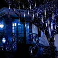 Upgraded Meteor Shower Rain Lights, 50cm 10 Tubes 540 LED Falling Rain Drop Christmas Light
