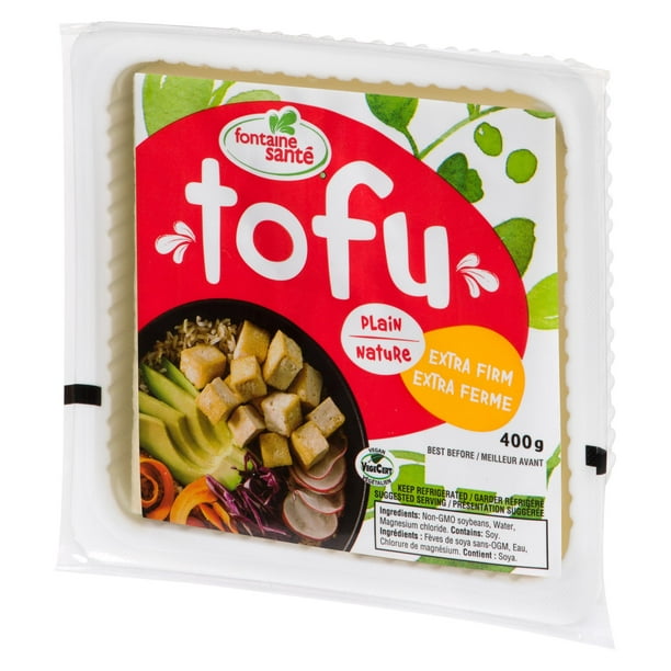 Fontaine Santé Extra Firm Plain Tofu, 400 g