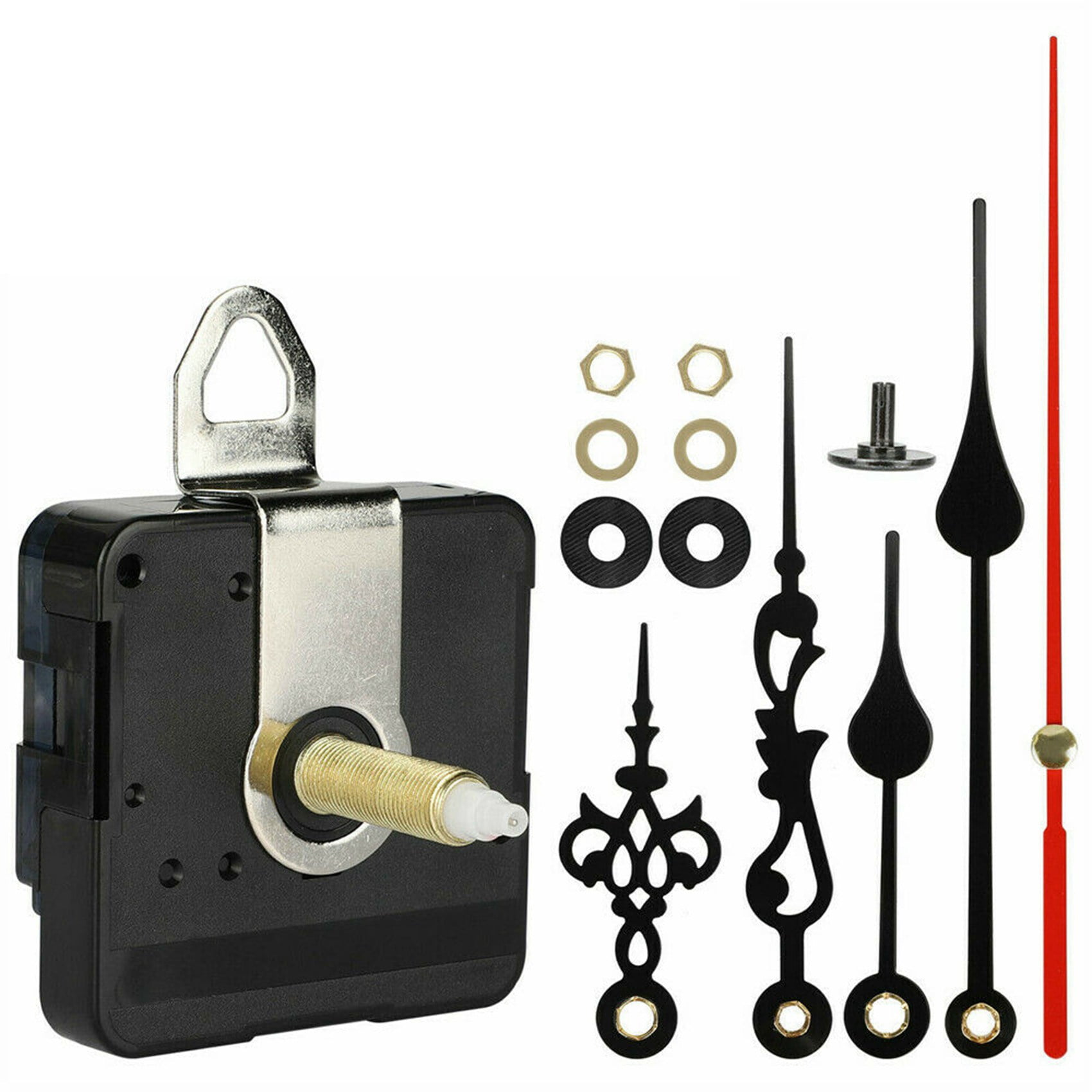 DIY Wall Quartz Clock Gold Hands Movement Mechanism Replacement Tool Parts Set ~ 